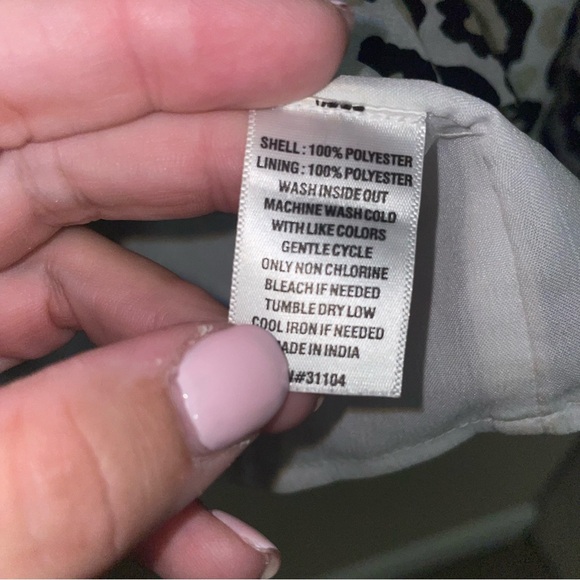 Crown & Ivy Leopard Cheetah Print Midi Skirt Size 18W Animal Print - Picture 4 of 6